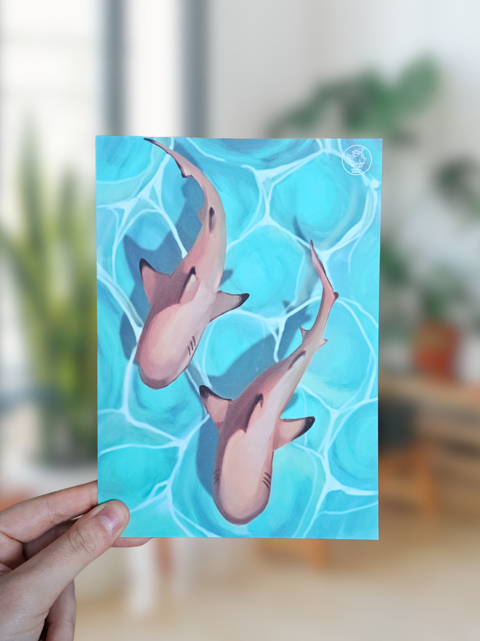 Print A5 Requins à pointes noires