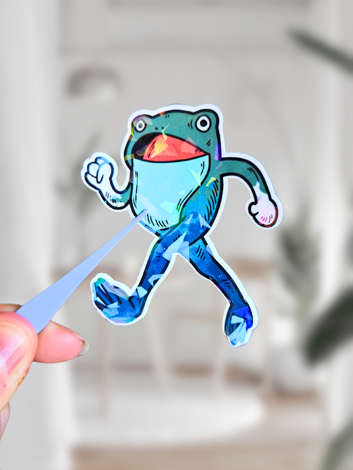 Stickers Frogs and Flags