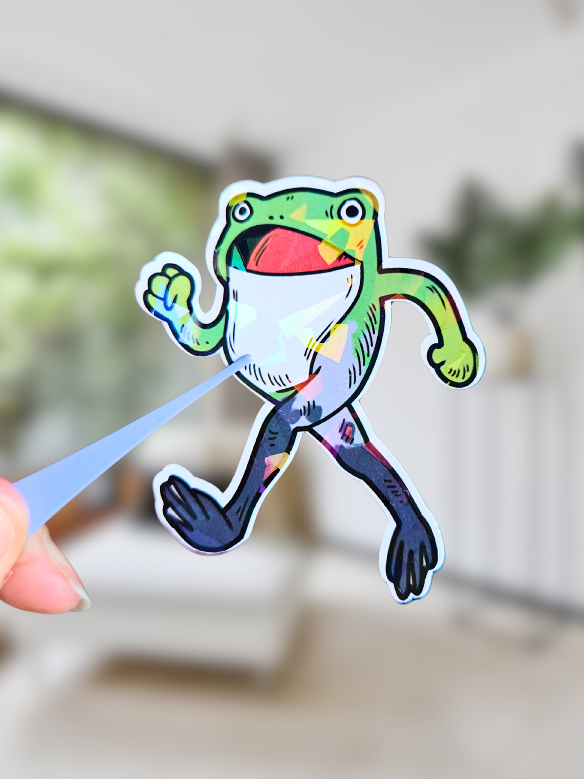 Stickers Frogs and Flags