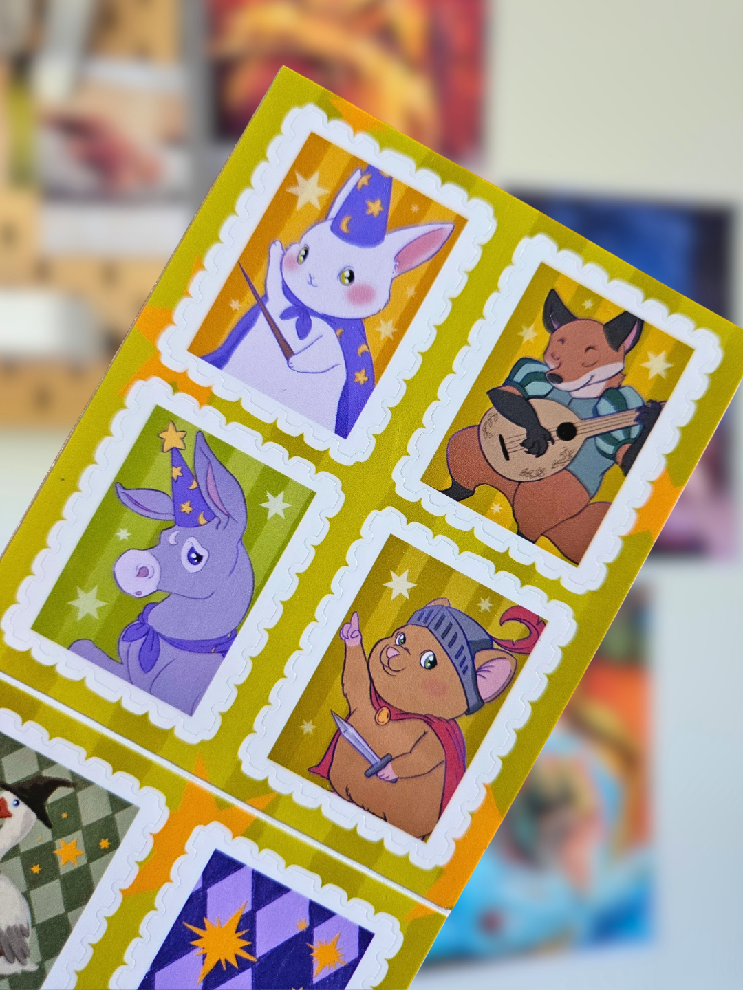 Carnet de 8 timbres Falbaval