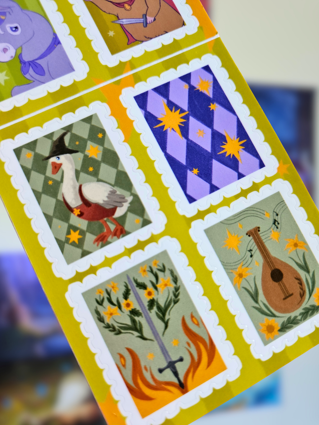 Carnet de 8 timbres Falbaval