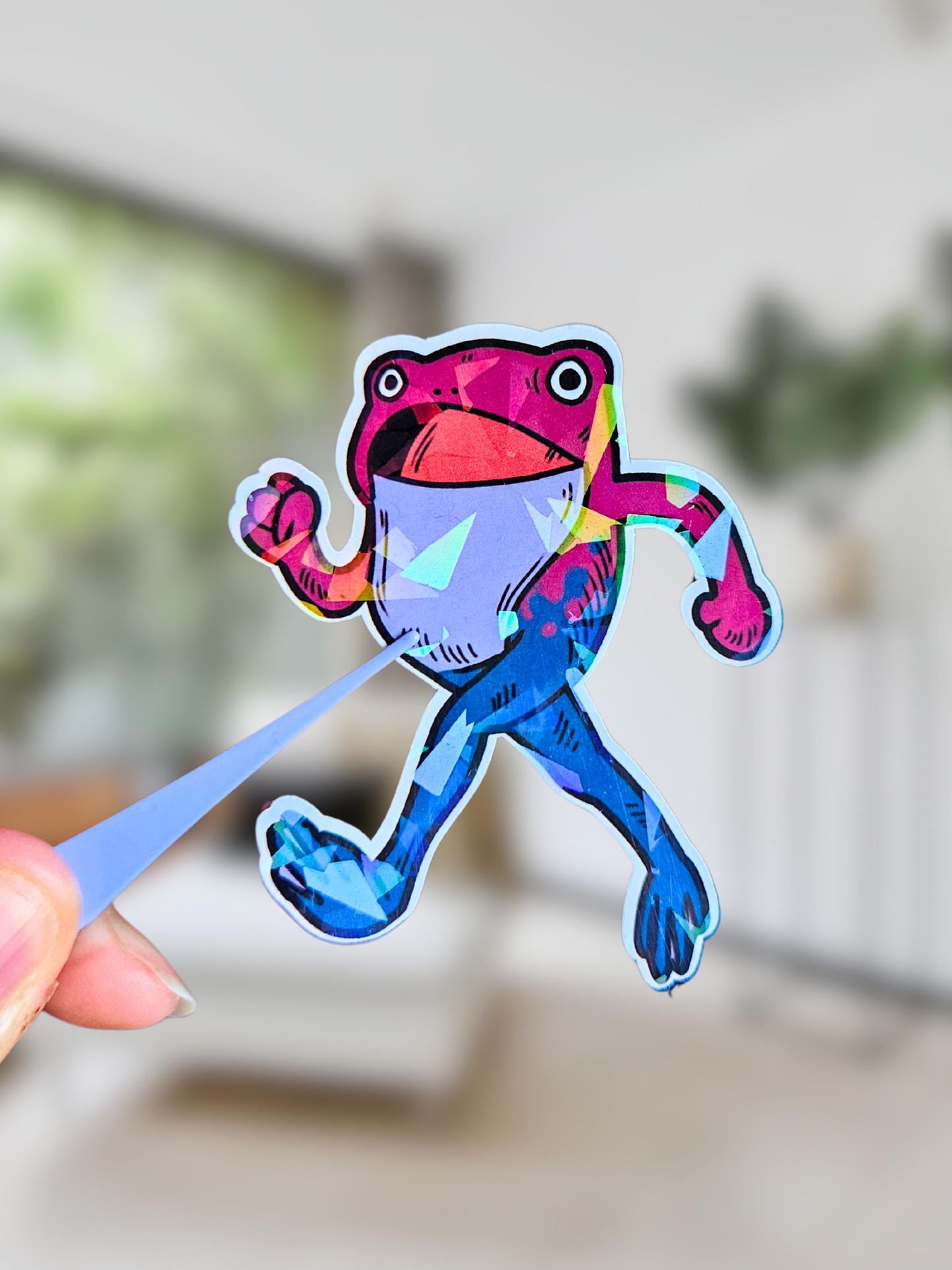 Stickers Frogs and Flags