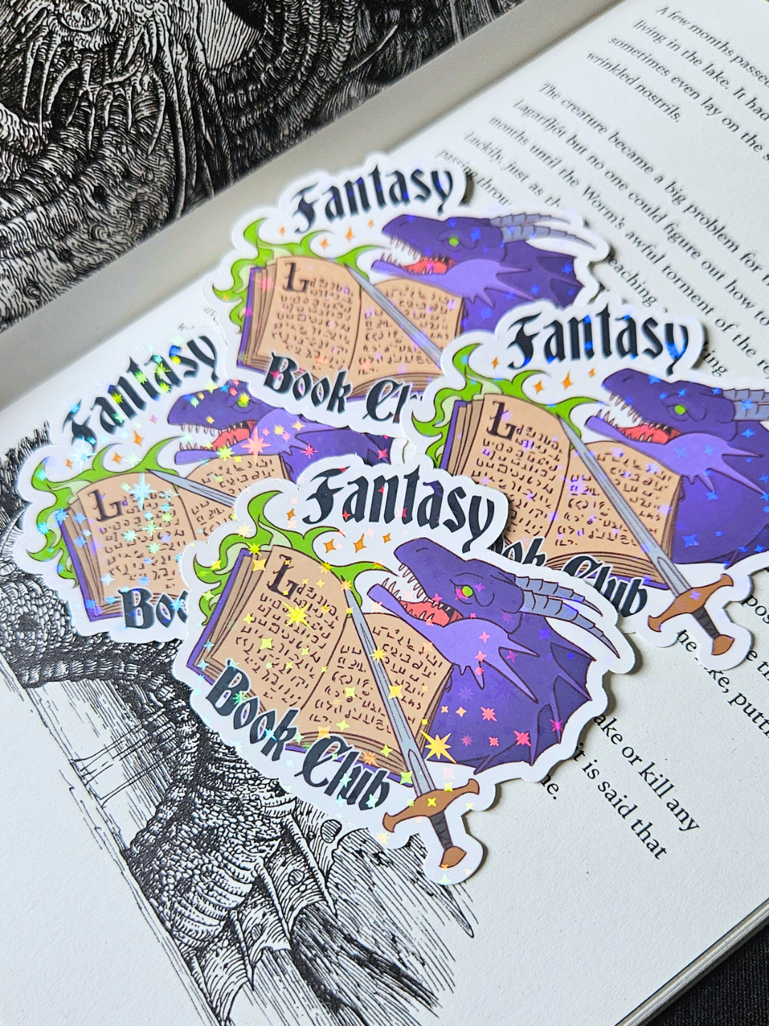 Sticker Fantasy Book Club