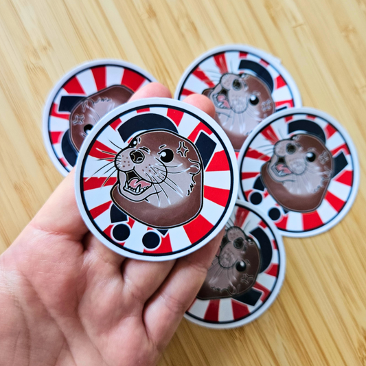 Sticker Loutre WTF