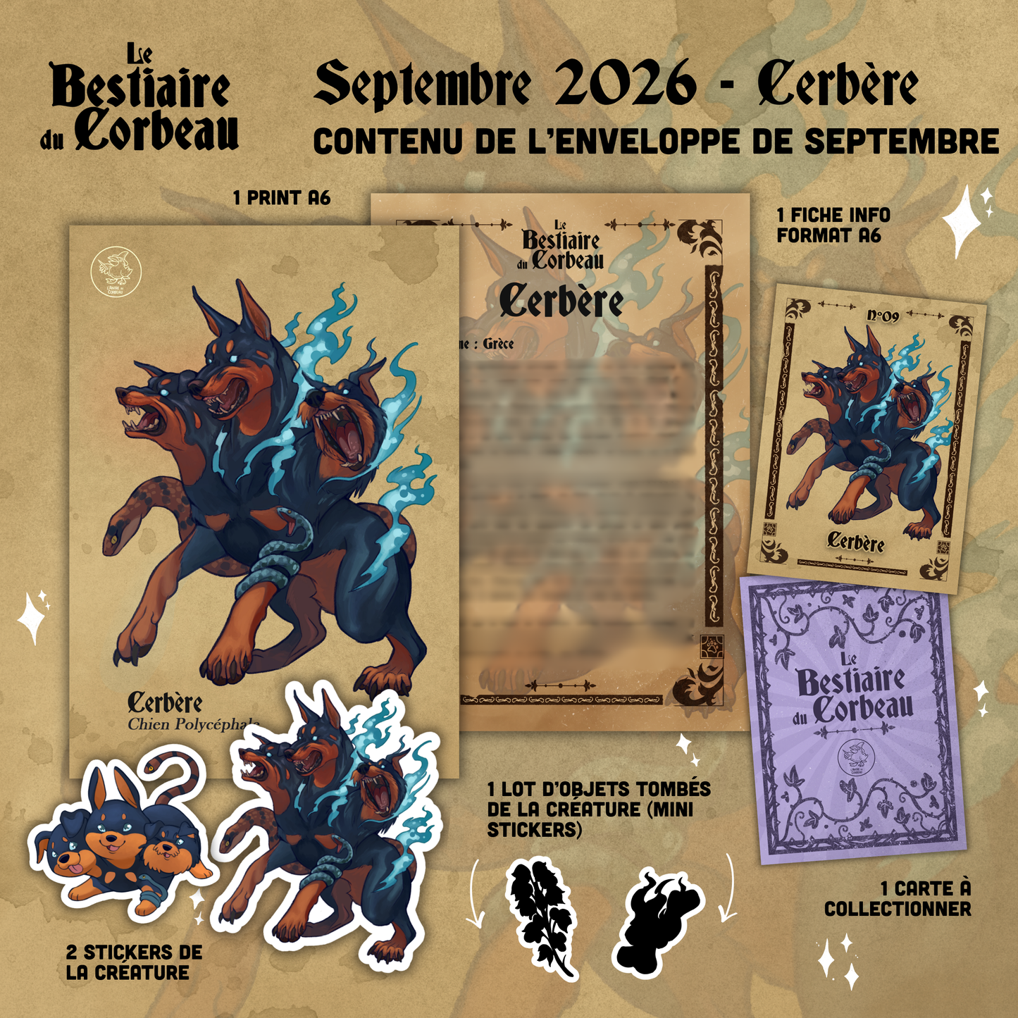 Mail Club : Le Bestiaire du Corbeau