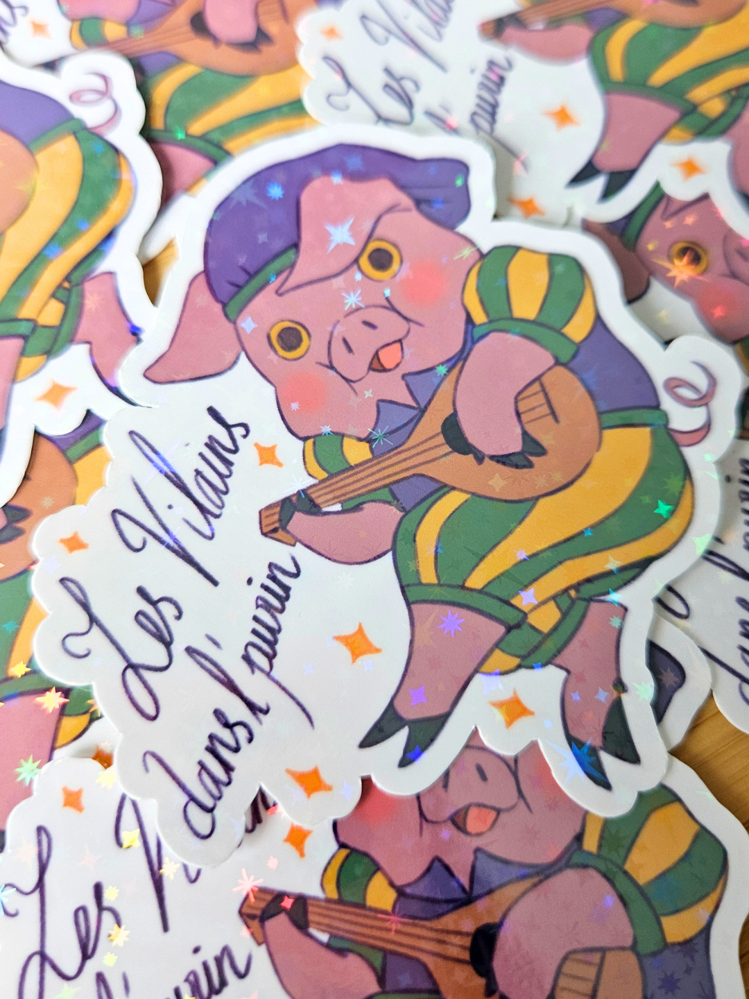 Sticker Les Vilains dans l'purin