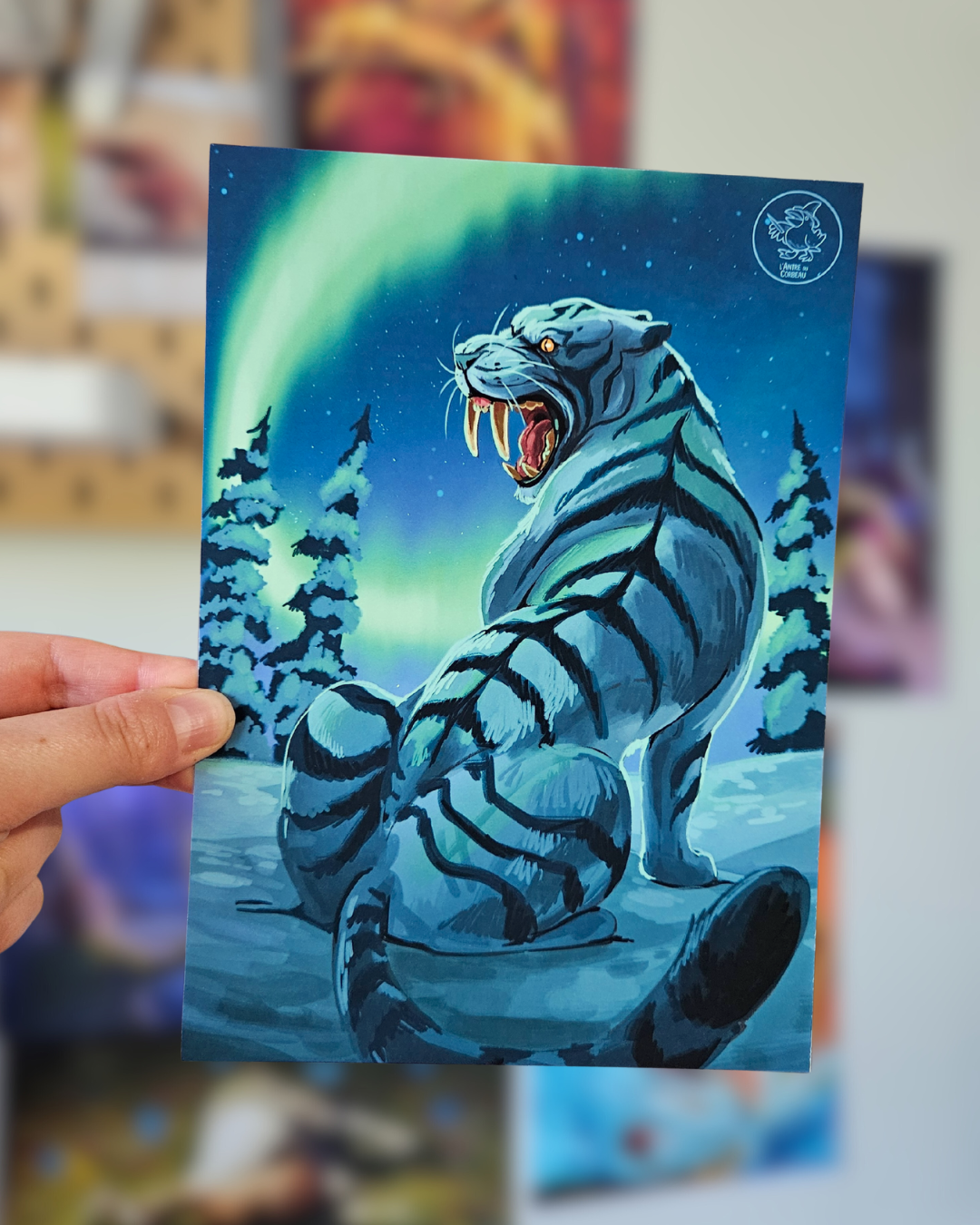 Print A5 Winter Tiger - Tipeee Decembre 2025