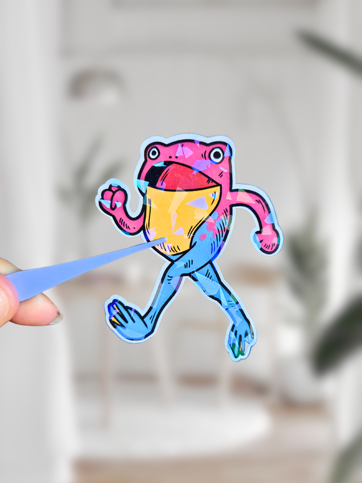 Stickers Frogs and Flags
