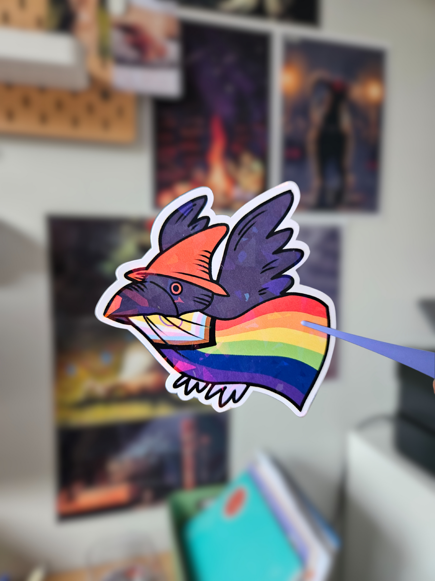 Sticker Corbeau Pride