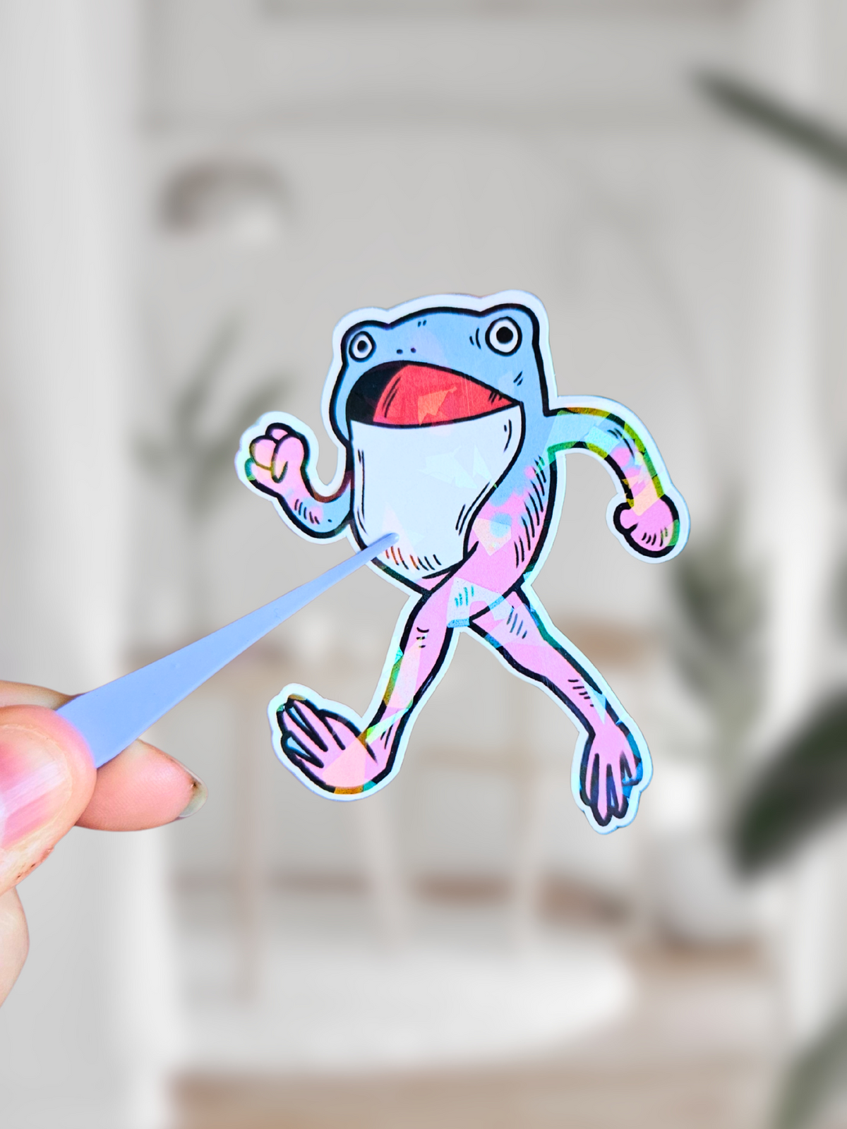 Stickers Frogs and Flags
