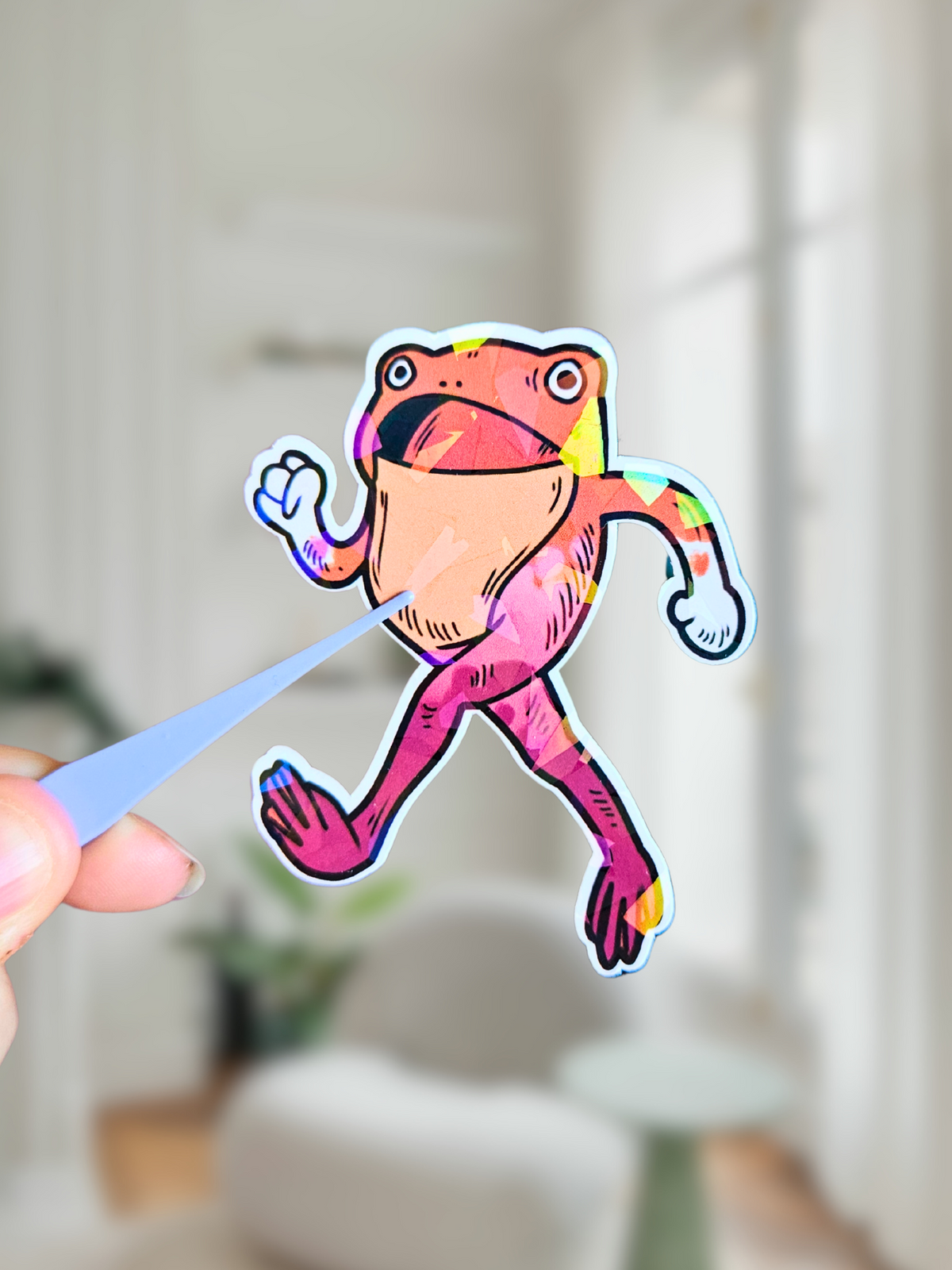 Stickers Frogs and Flags