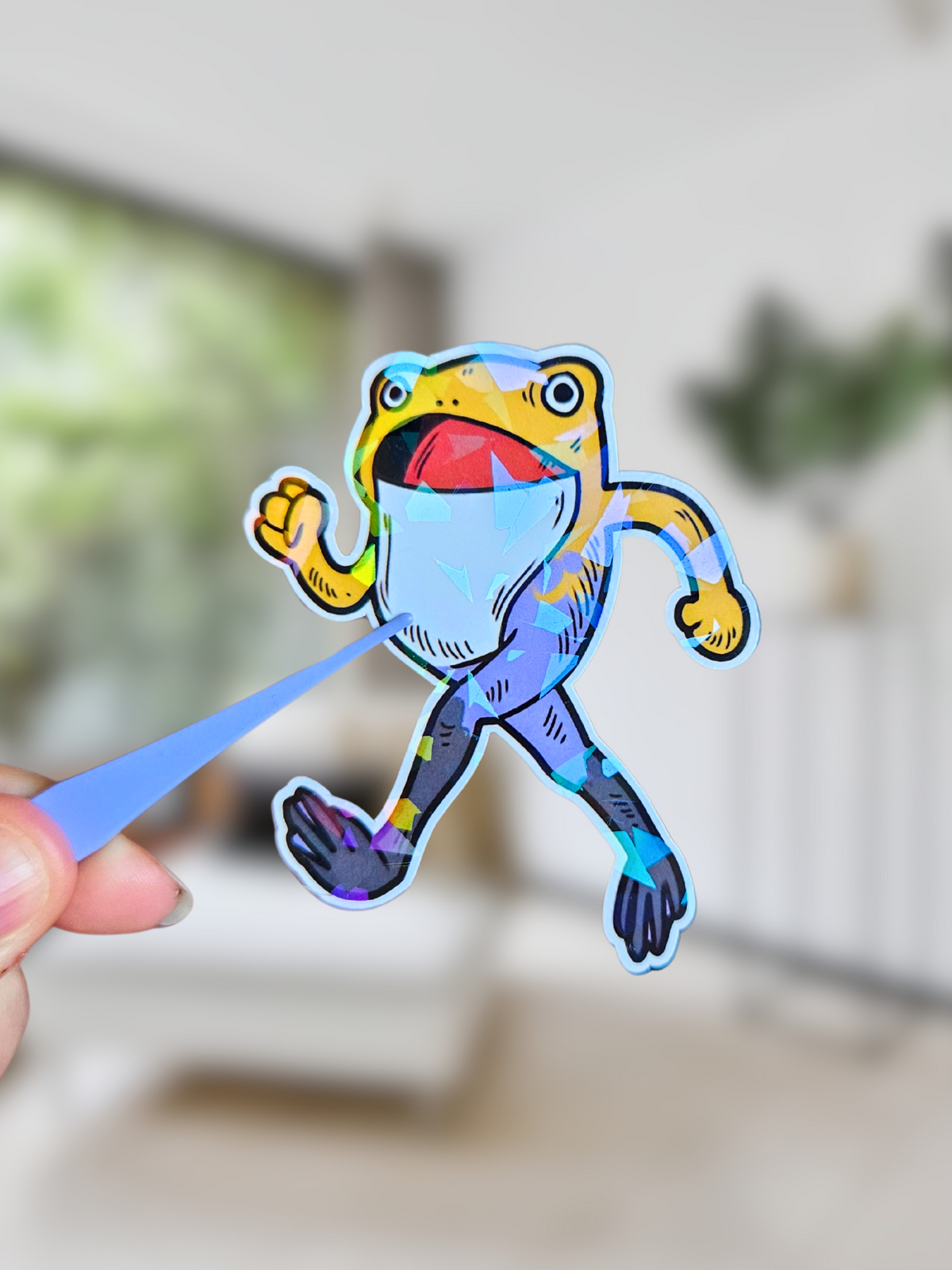Stickers Frogs and Flags