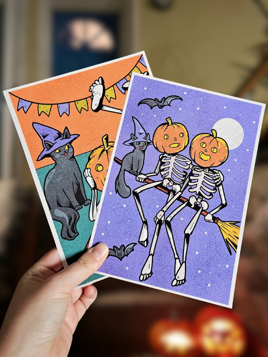 Print A5 Citrouille Ouija