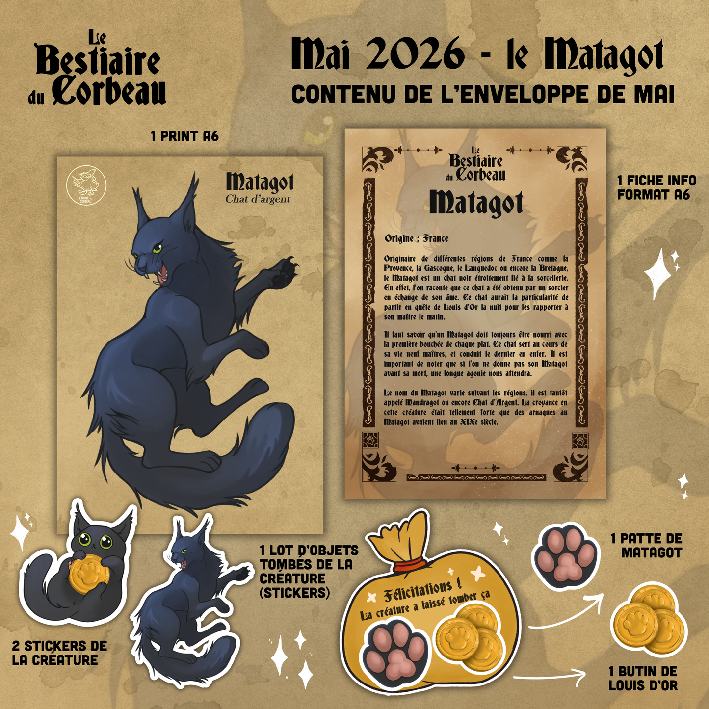 Mail Club : Le Bestiaire du Corbeau !