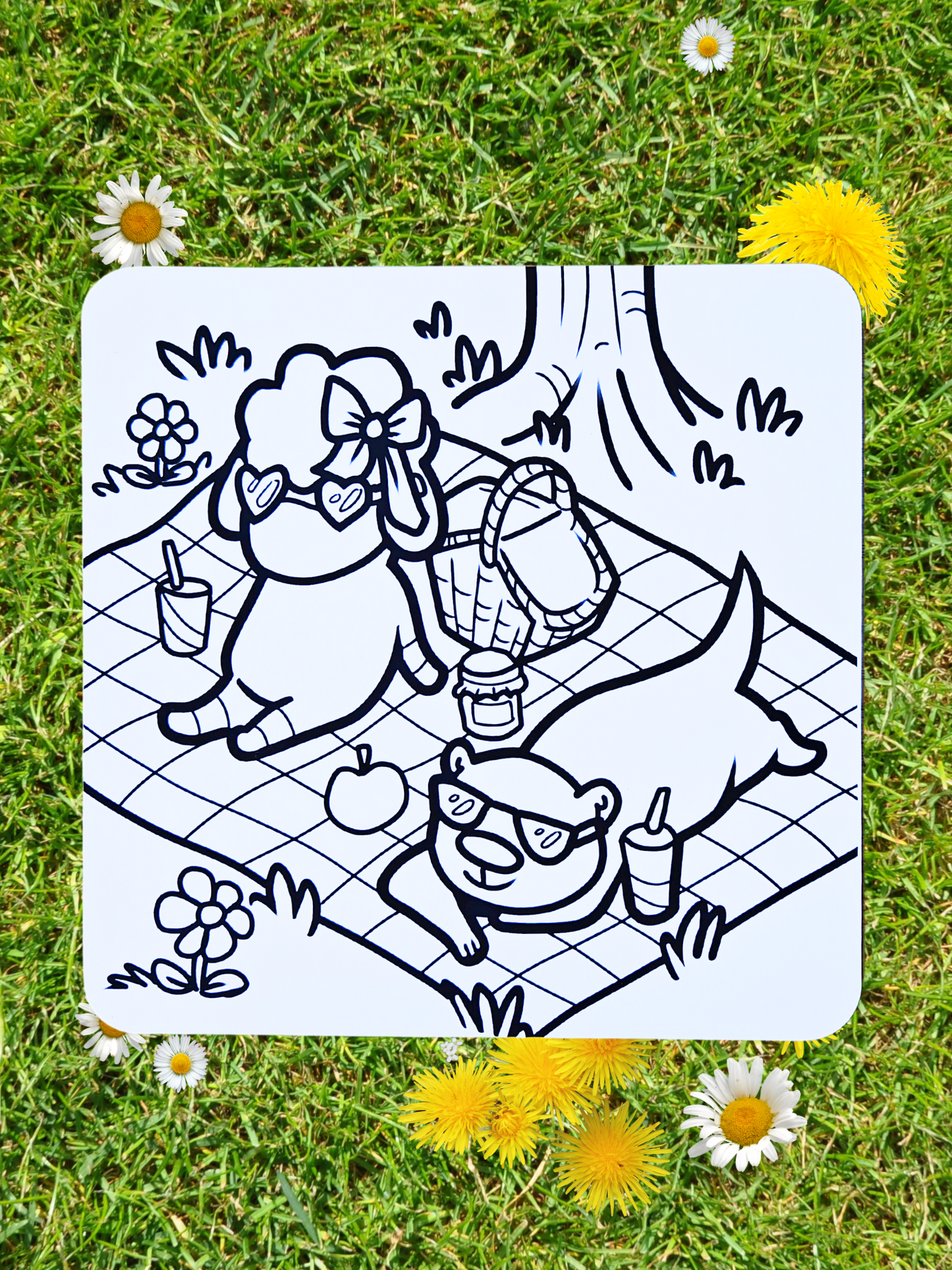 Lot de 3 petits coloriages Le Village Foresta