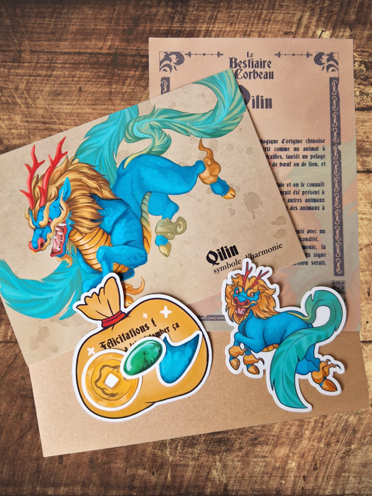Bestiaire du Corbeau - Qilin