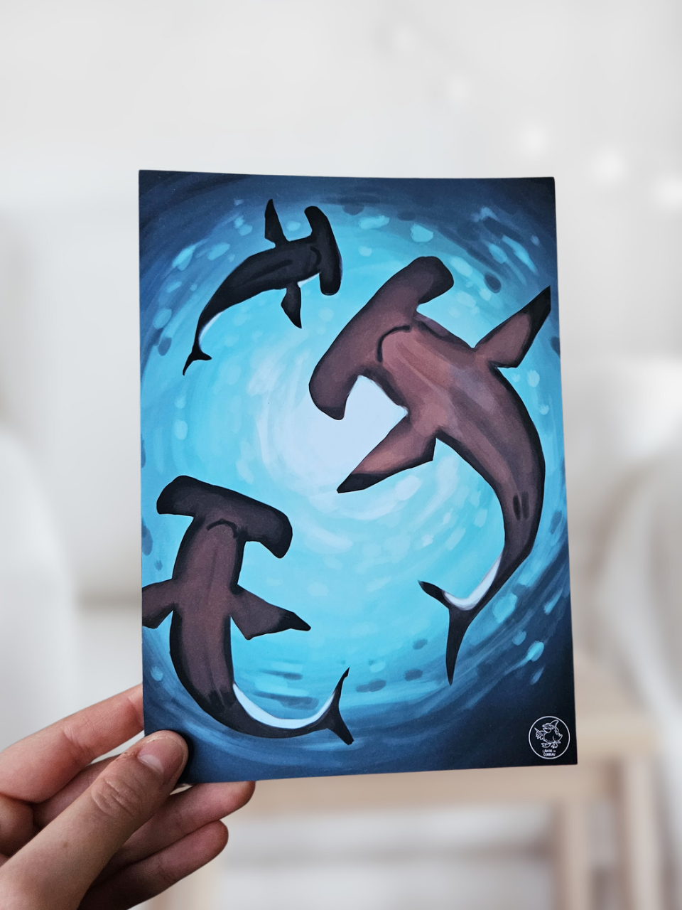 Print A5 Requins Marteaux
