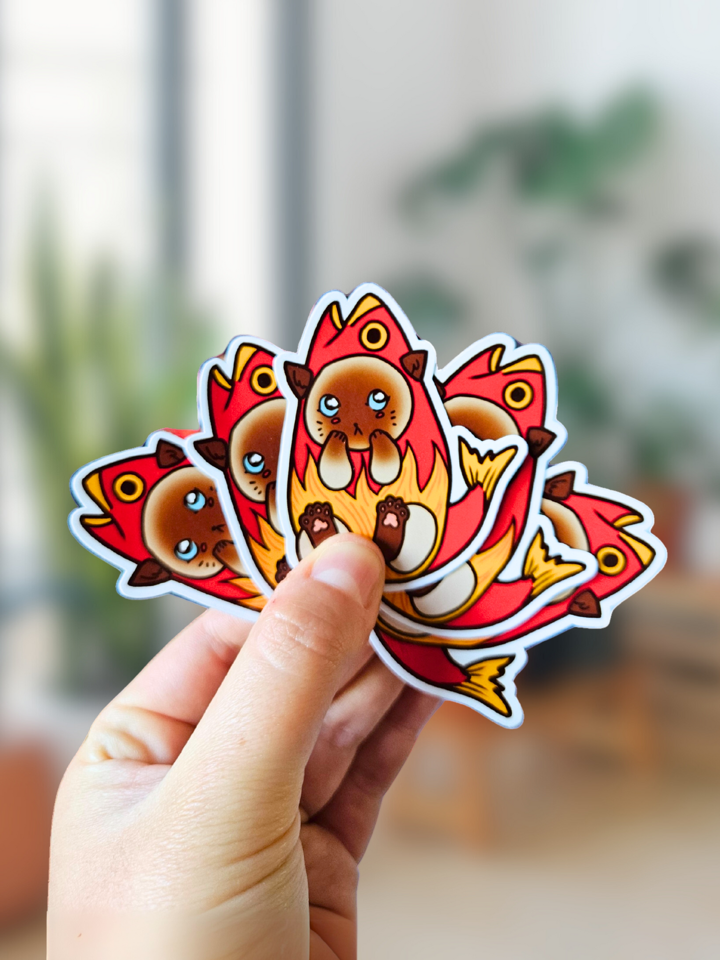 Sticker Spicy Cat Sardinha