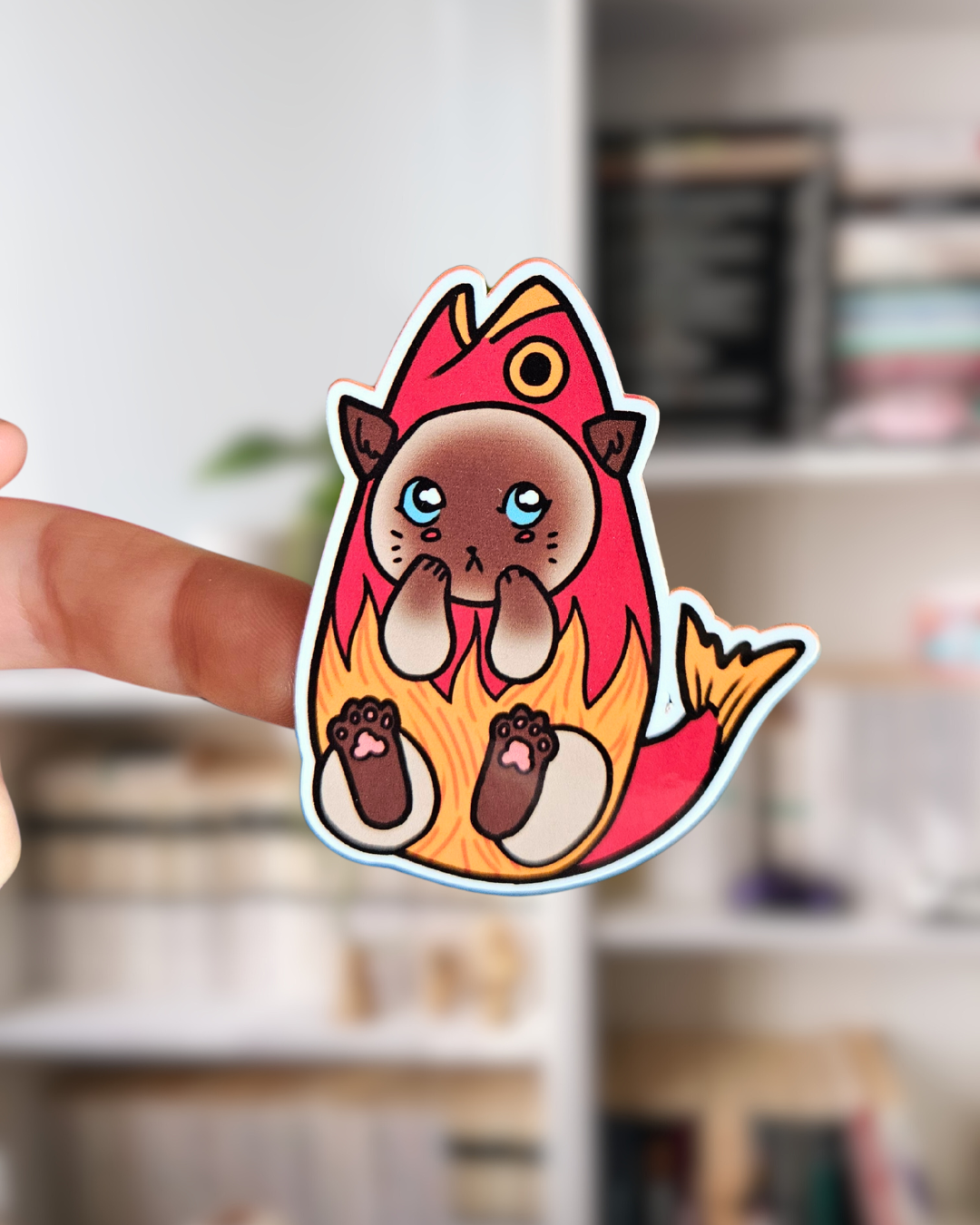 Spicy Cats sticker sheet