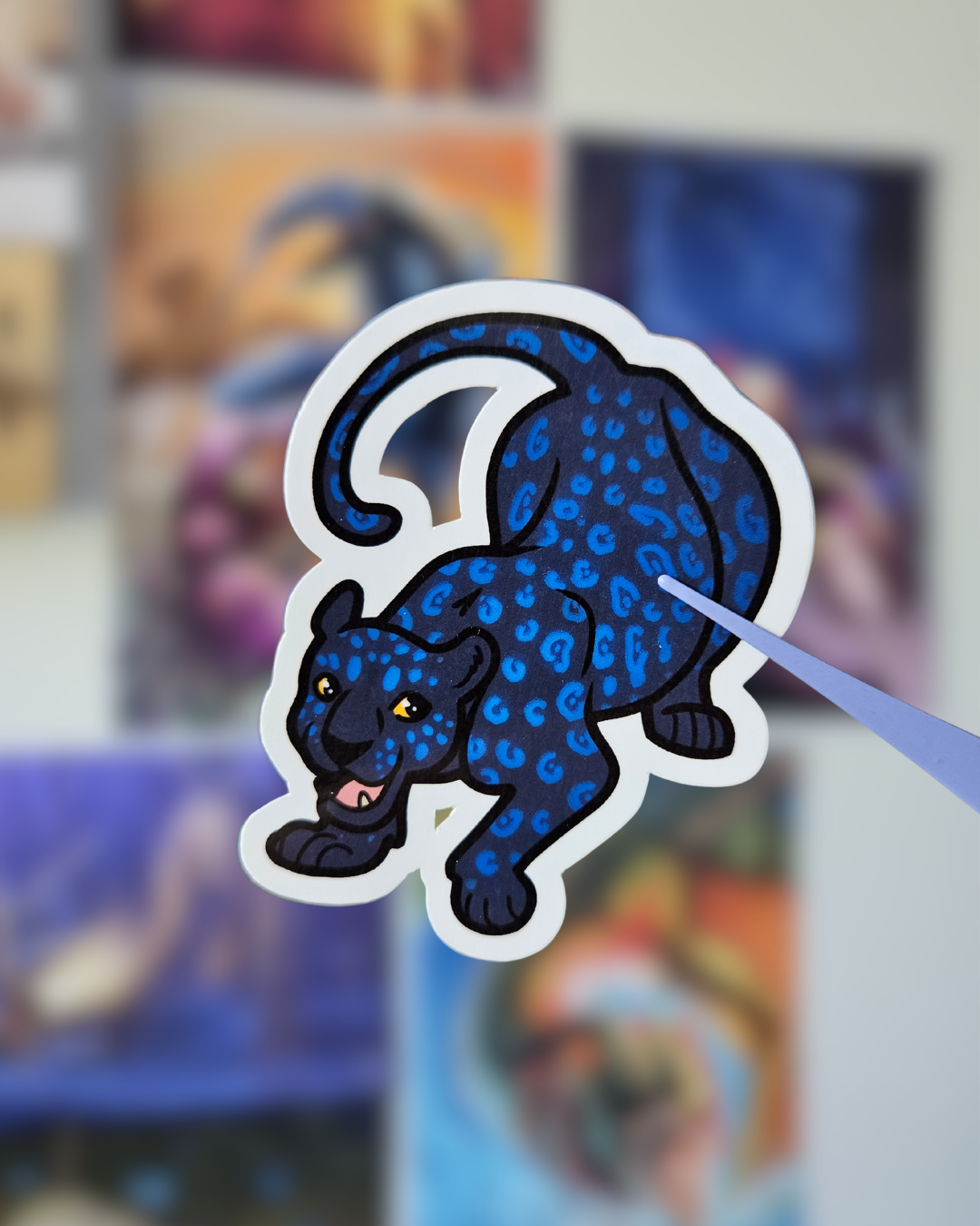 Sticker Panthère - Tipeee Août 2025