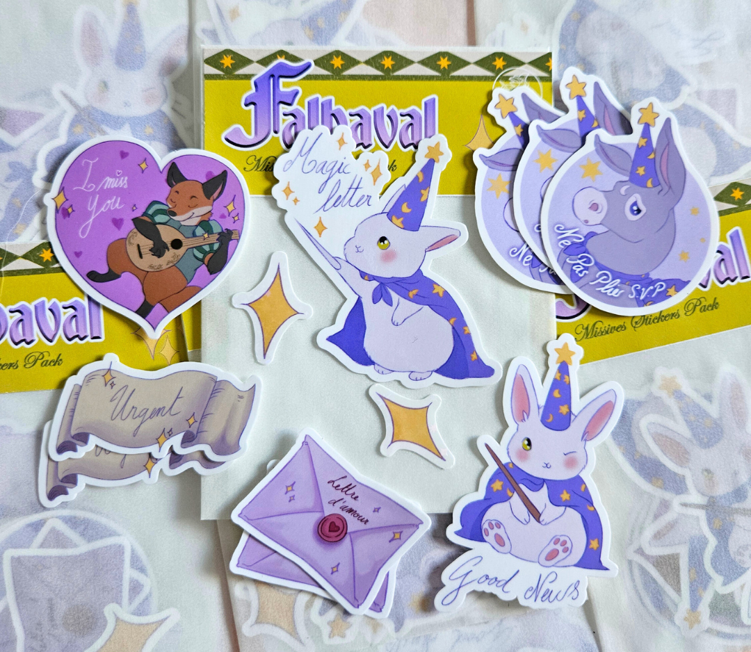 Lot de stickers Missives