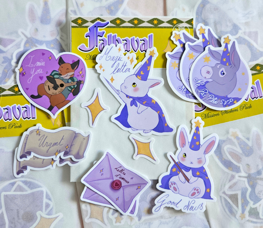 Lot de stickers Missives