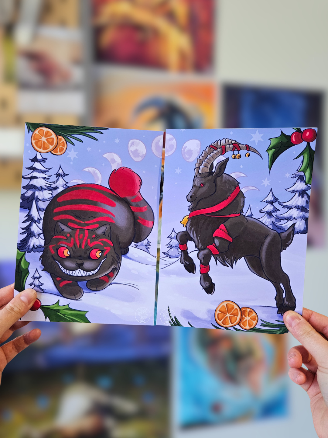 Print A5 Bouc de Yule