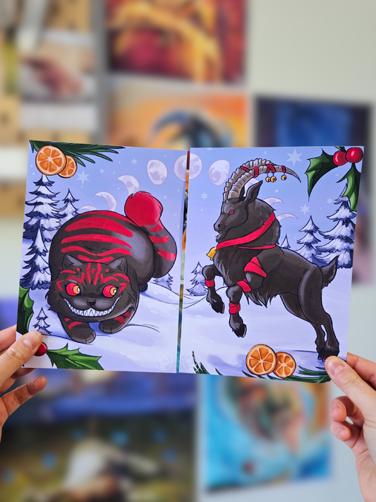 Print A5 Bouc de Yule