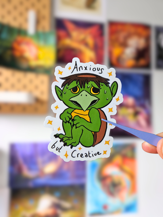 Sticker Anxious