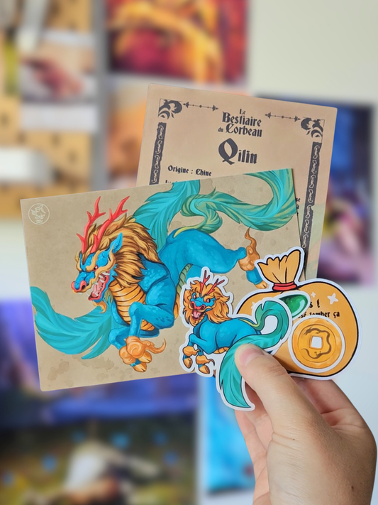 Bestiaire du Corbeau - Qilin