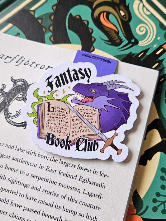 Marque page magnétique Fantasy Book Club