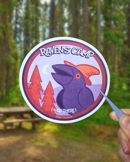 Sticker Auto Raven's Camp
