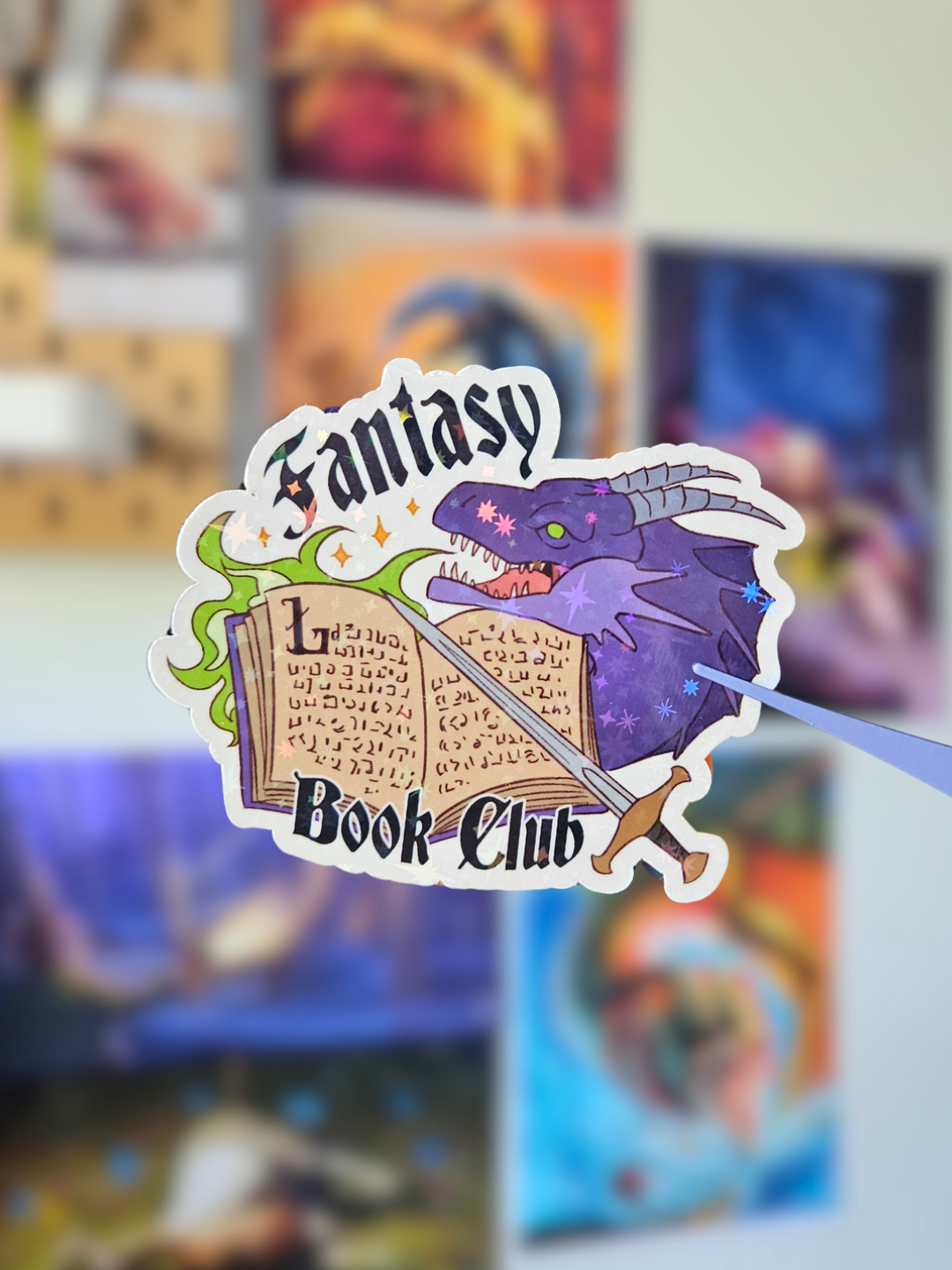 Sticker Fantasy Book Club