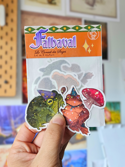 Lot stickers Le Conseil des Sages