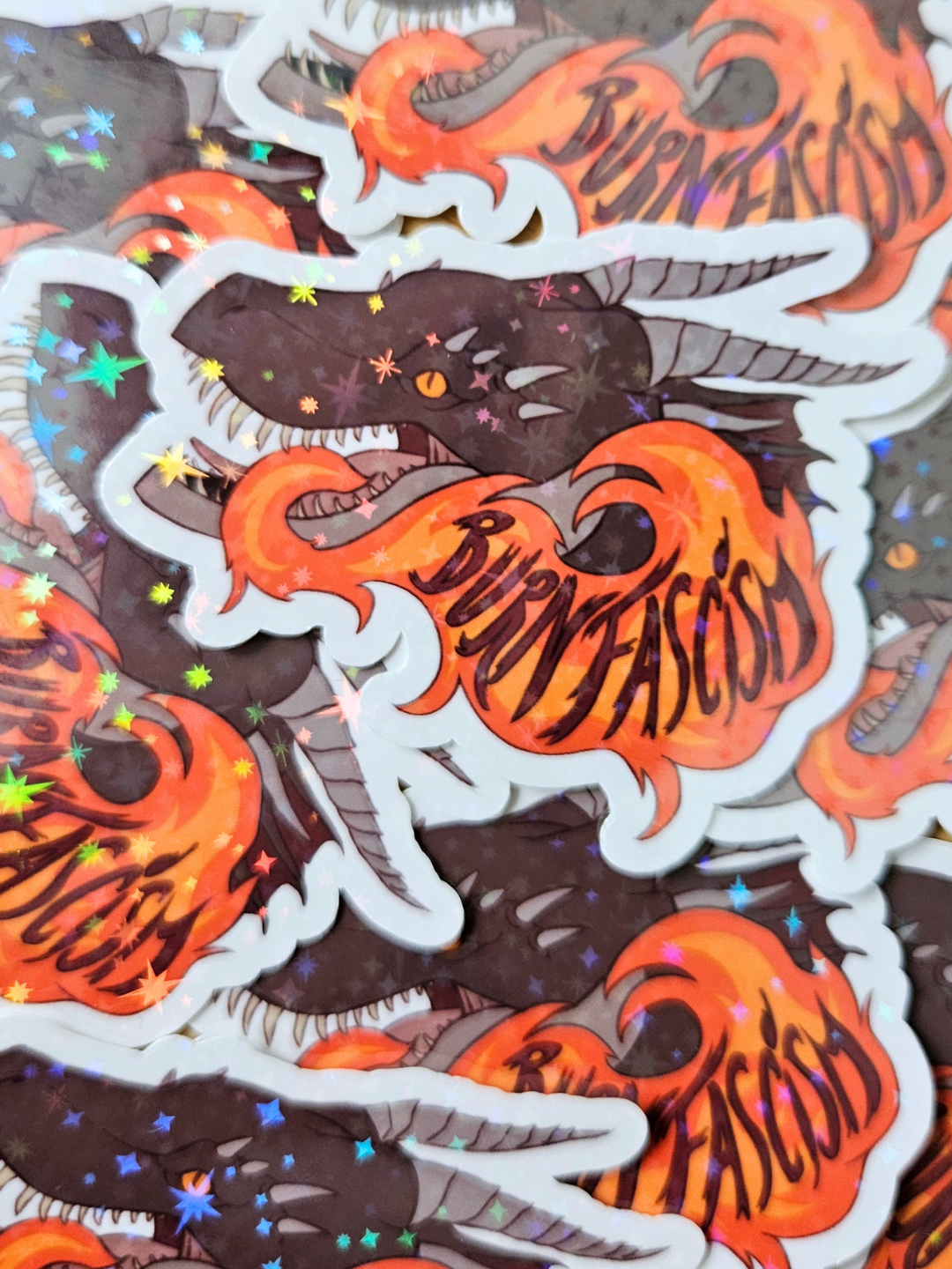 Sticker Burn Fascism