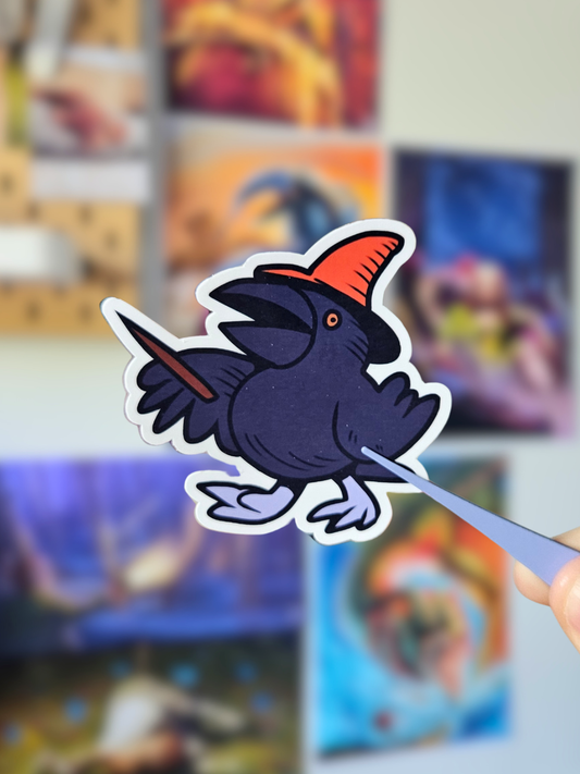Sticker l'Antre du Corbeau