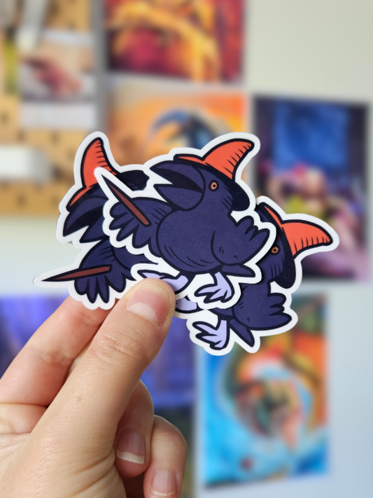 Sticker l'Antre du Corbeau
