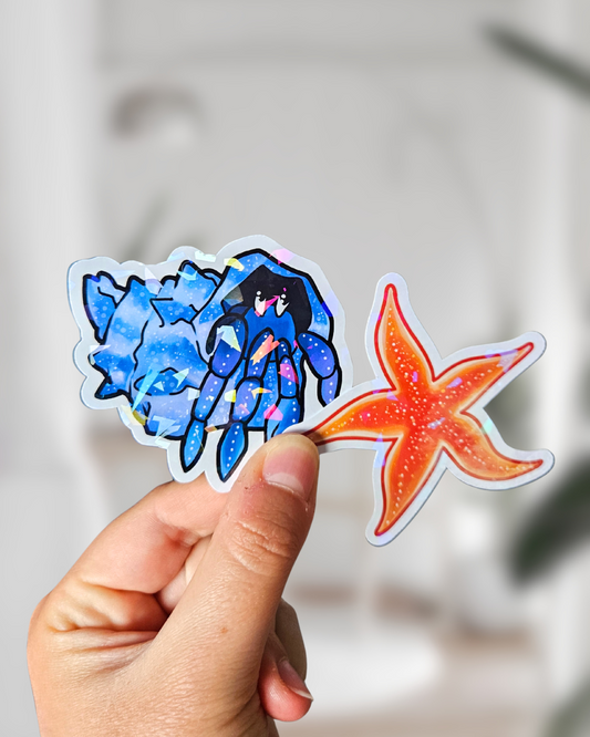 Stickers Bernard L'Hermite & Étoile de Mer