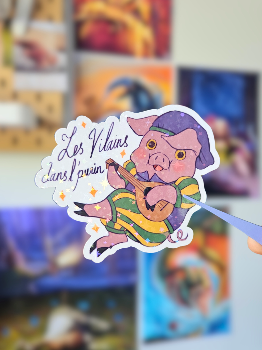 Sticker Les Vilains dans l'purin