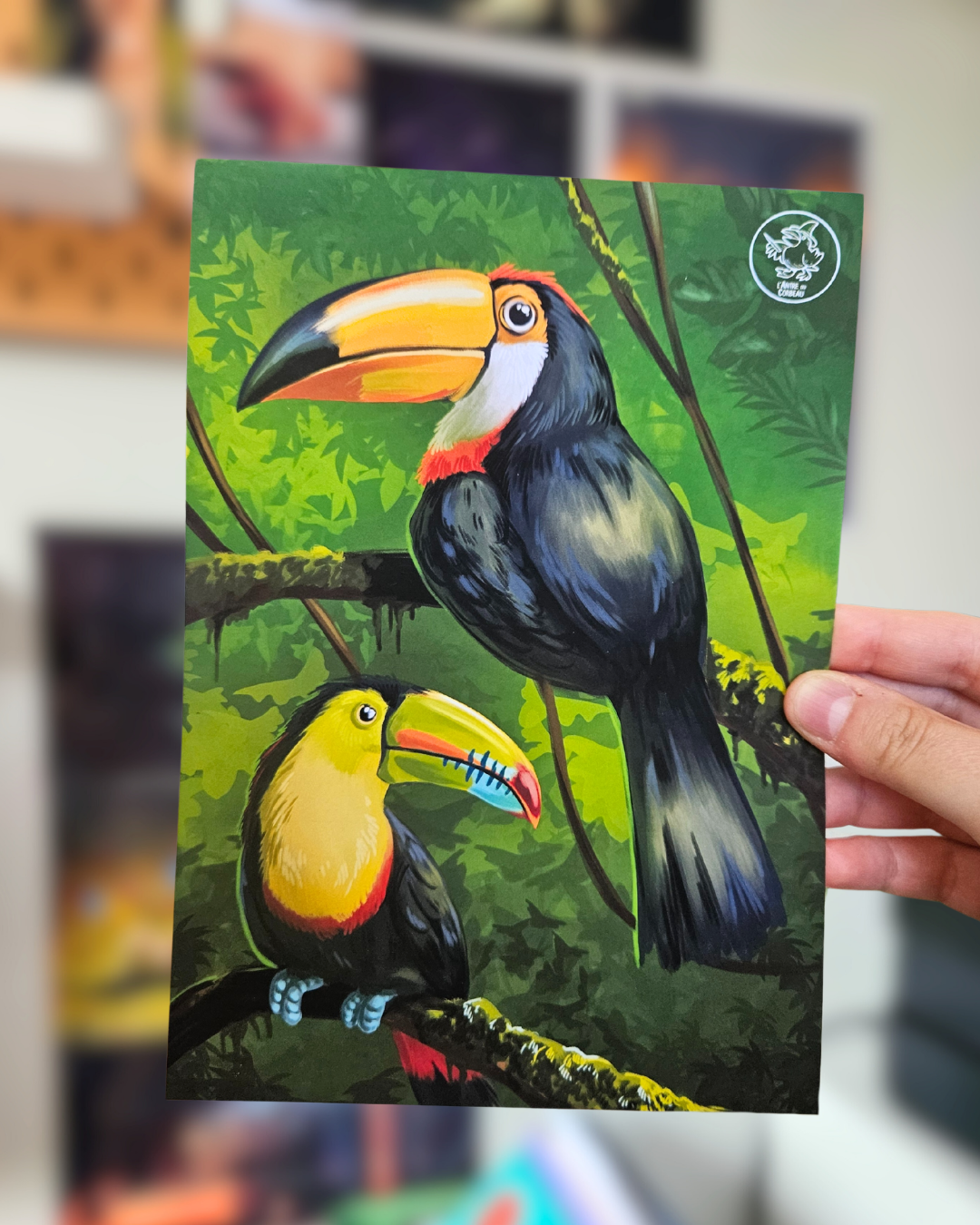 Print A5 Toucan - Tipeee Juillet 2025