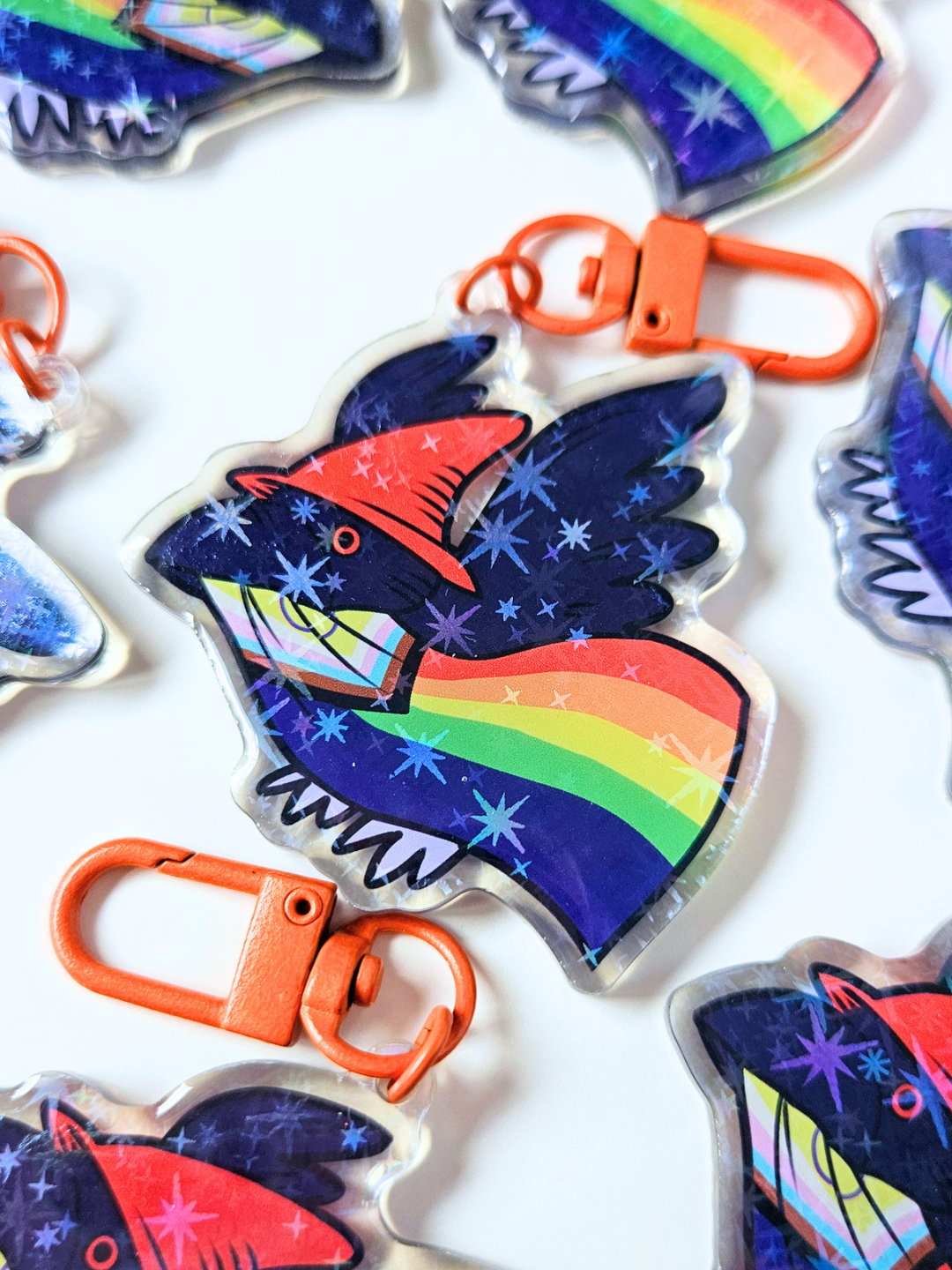 Porte clés Corbeau Pride