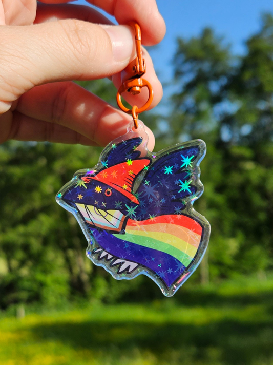 Porte clés Corbeau Pride
