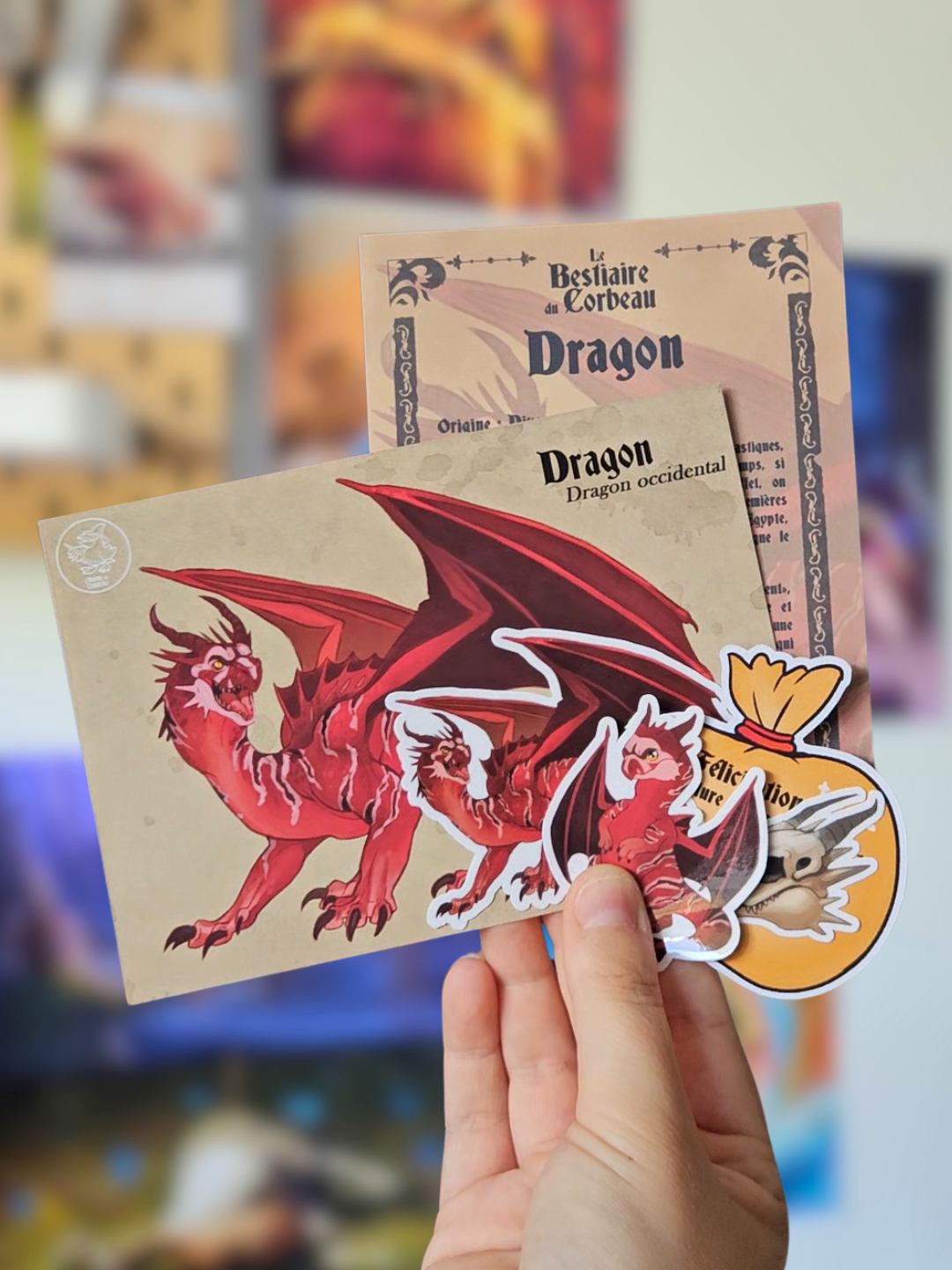 Bestiaire du Corbeau - Dragon