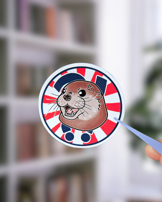 Sticker Loutre Wtf