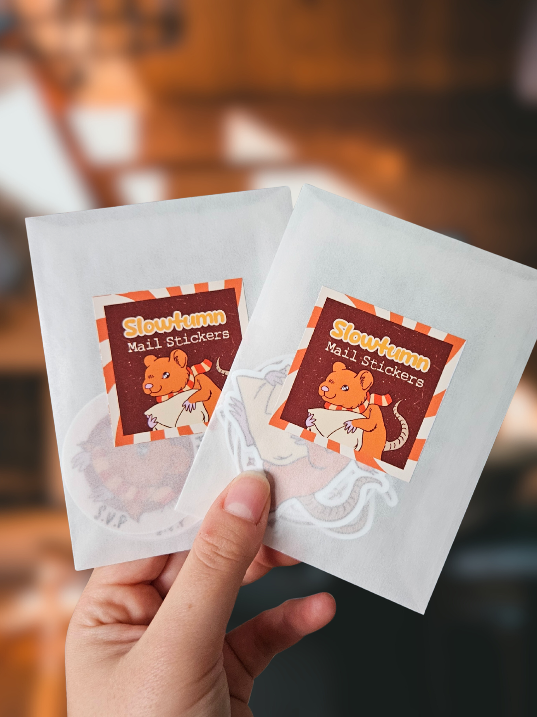 Lot Stickers Courrier Slowtumn