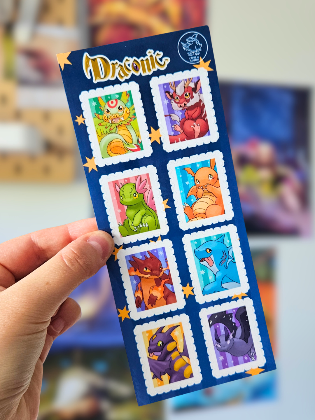 Planche de Timbres Draconic