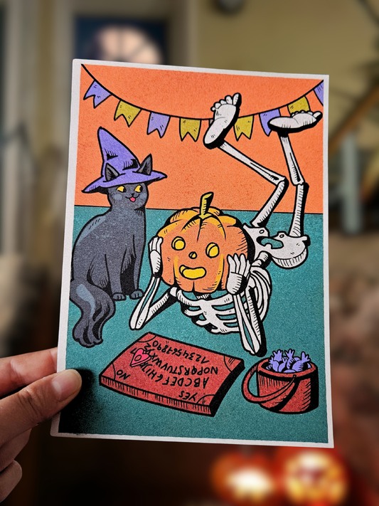 Print A5 Citrouille Ouija