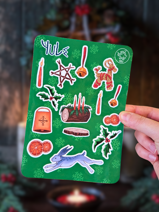 Planche de stickers Yule