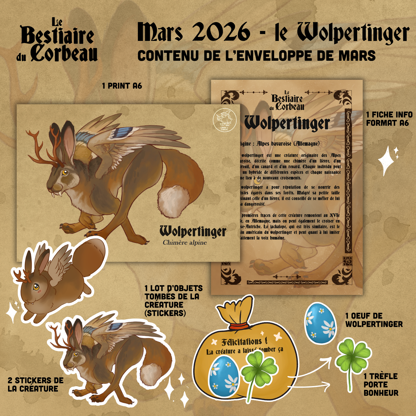 Mail Club : Le Bestiaire du Corbeau !