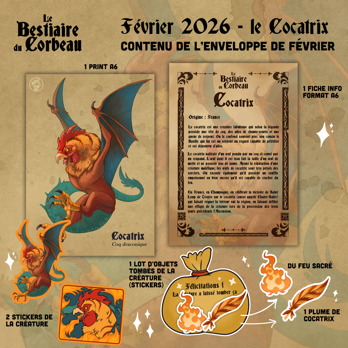 Mail Club : Le Bestiaire du Corbeau !